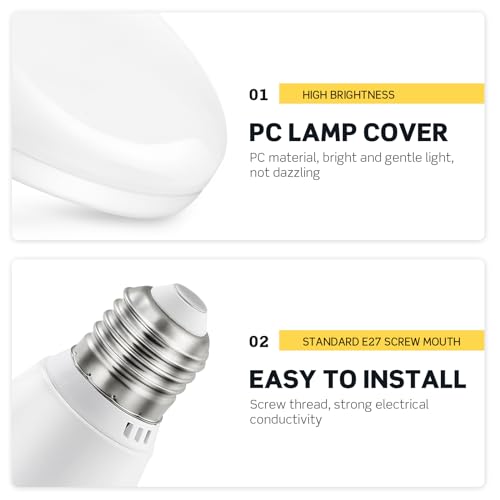 OSALADI E27 Energy Saving LED Lamp Flat High Power LED Light Bulb 220V E27 24W UFO LED Light for Home Lighting