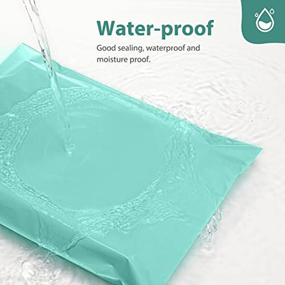 Fuxury Poly Mailers 10x13" 100 Pack,Shipping Bags For Clothing,Mint Green - color: Teal, size: 10x13'' 100pcs