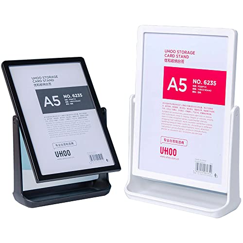 ABS Plastic Sign Holder (Black A5 148×210mm/ 5.83×8.27 inches)