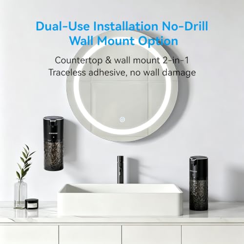 Touchless Automatic Electric Liquid Soap Dispenser - color: White Water‑ripple, size: Liquid
