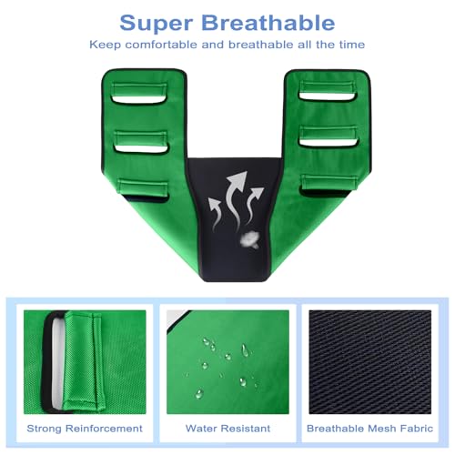 Transfer Belt Transfer Sling Padded Gait Belts with Seniors Patient Lift - color: Green 2