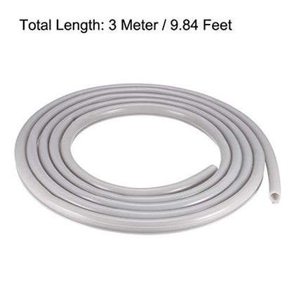 uxcell T-Slot Mount Window Weatherstrip Seal 9mm Bulb Bubble for 5mm Slot 3 Meters Long Gray - color: Gray, size: 3m