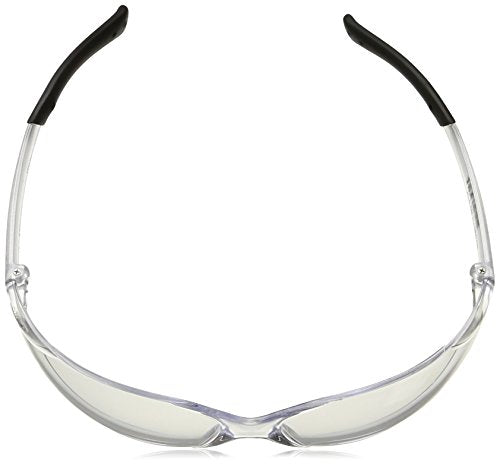 MCR Safety BearKat Magnifier Safety Glasses BKH20 Duramass Hard Coated Polycarbonate Lenses, Clear Lenses, Clear Frame with Clear Temple, Soft Nose Piece (Pack of 2) - color: Clear Lens, size: 2.0 Diopter (Pack of 2)