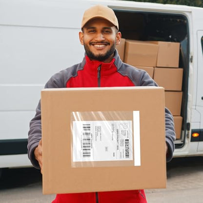 4.5'' X 5.5'' Packing List Envelopes Clear Self-Adhesive Top Loading Mailing Packing List Pouches Shipping Label Envelopes (500 Packs) - size: 4.5" x 5.5" - 500 Pcs
