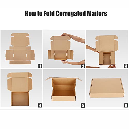 3.1"x 1.5"x 2.5" Extra Small Shipping Boxes, Brown Kraft Corrugated Cardboard Mailer Boxes, Recycable and Crush Resistant (8 Pack)