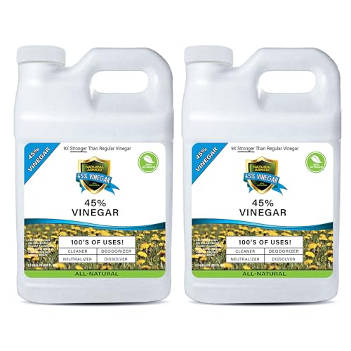 45% Vinegar Industrial Strength (Case of 2 - 320 Oz Gallon Refills) - size: 320 Fl Oz (Pack of 2), style: Refill (No Sprayer)