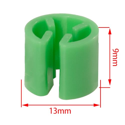 100pcs 3.5mm Plastic Clothes Hangers - Blank Marker for Retail, Laundry & Closet Organization (Bulk Set, Color Coding), Green - color: Green