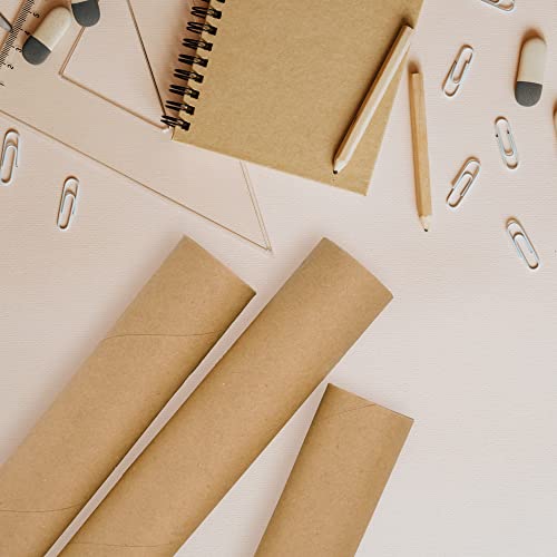 MagicWater Supply 1.5 x 9 Inch Kraft Mailing Tubes with End Cap - 1 Pack