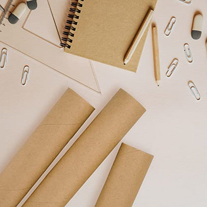 MagicWater Supply 1.5 x 9 Inch Kraft Mailing Tubes with End Cap - 1 Pack
