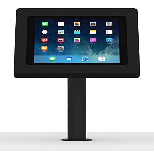 VidaMount Black Enclosure and Fixed Neck Wall/Table Surface Mount [Bundle] Compatible with iPad 9.7 (5th / 6th Gen), Pro 9.7", Air 1/2 - color: Black, size: iPad 9.7 (5th / 6th Gen), Pro 9.7", Air 1/2