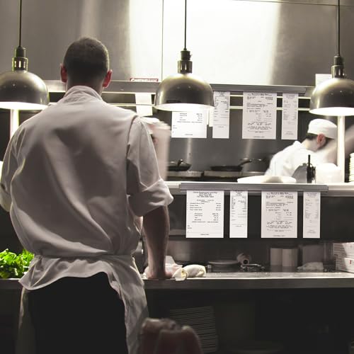 Restaurant Ticket Rack - 16/18/24/28/30" Ticket Check Rack - Commercial Kitchen, Cafes, Pubs, Bars (2 Pcs, 30 Inch) - size: 30 Inch