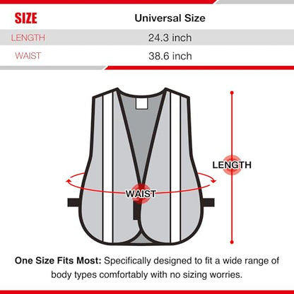 KAYGO Reflective High Vis Safety Vest Mesh for Men and Women KG0008 - color: Blue