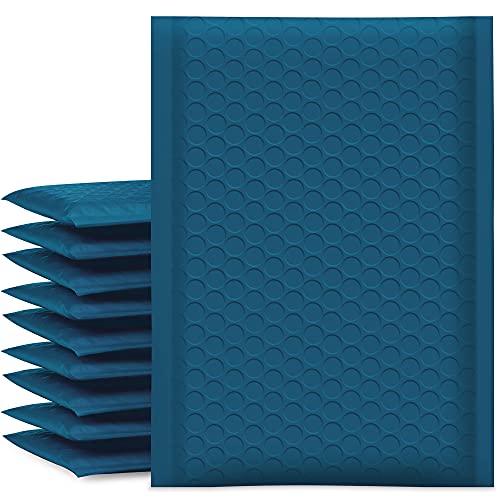 UCGOU Bubble Mailers 5x8.6" Usable Size 5x7" Padded Bags Navy Blue 50 Pack - color: Navy Blue, size: 5x8.6" 50PC