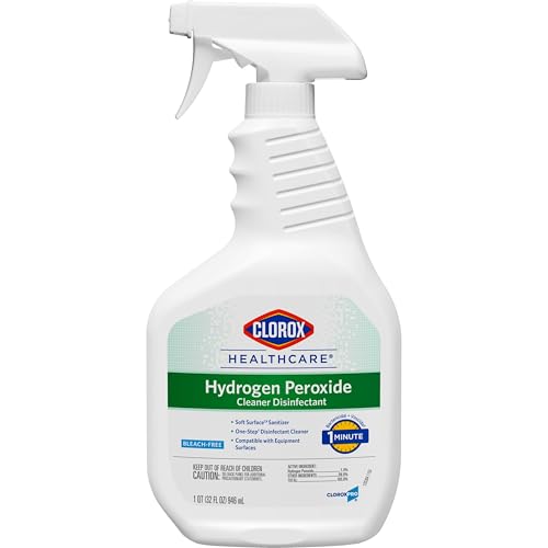 Clorox Healthcare Hydrogen Peroxide Disinfectant Cleaner Spray, 32 fl. oz. - size: 32 Fl Oz (Pack of 1)