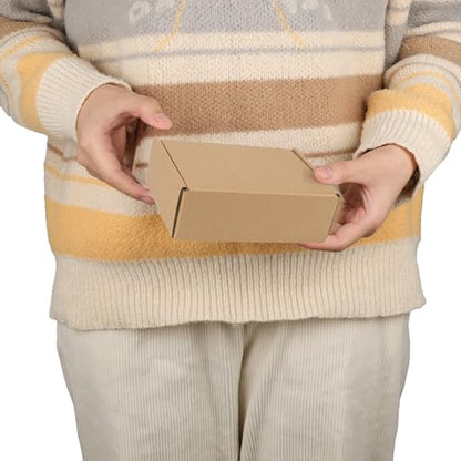 PHAREGE 75 Pack 6x4x2 inch Small Shipping Boxes, Brown Mailing Boxes - color: Brown, size: 6X4x2 inch 75 Pack
