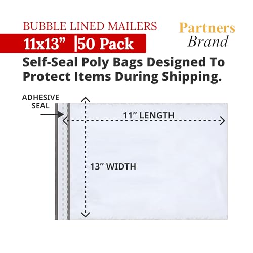 Partners Brand White Expansion Poly Bag Mailer, 11"L x 13"W, Pack of 100 | Self-Sealing Durable Plastic Envelope for Secure Shipping, Packaging, & Storage, Ideal for Personal Small Businesses, 11x13 - size: 11" x 13" x 4", style: Expansion