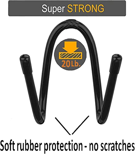 Universal Adjustable Sword, Wall Hook Storage Organizers Rack Display Hanger Wall Mount Stand Collection Holder for Sword,Dagger,Axe,Keyblade,etc — Vertical/Horizontal Display -（2 pack）