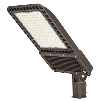 400W LED Parking Lot Light: 60000LM, 150LM/W 5000K Slip Fitter - size: 400W Slip Fitter Mount
