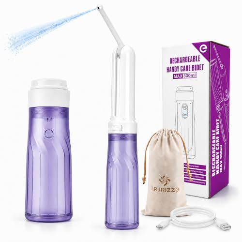 Electric Portable Bidet for Travel – Handheld Bidet with 3 Pressure Modes - color: Purple