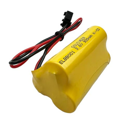 ELB B001 ELB-B001 ELBB001 3.6V 900mAh Ni-CD Exit Sign Emergency Light Battery Replacement Compatible with Lithonia EU2 LED Interstate ANIC1566 Unitech 0253799 (5 Pack)