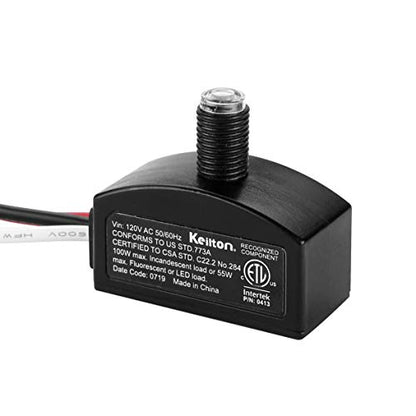 120V AC Dusk to Dawn Photocell Light Sensor, Outdoor Hard-Wired - size: 120V 1 Pack