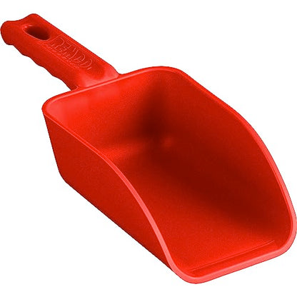 Vikan Remco 63004 Color-Coded Plastic Hand Scoop - BPA-Free Food-Safe Kitchen Utensils, Restaurant and Food Service Supplies, 16 oz, Red - color: Red, size: 16 ounces