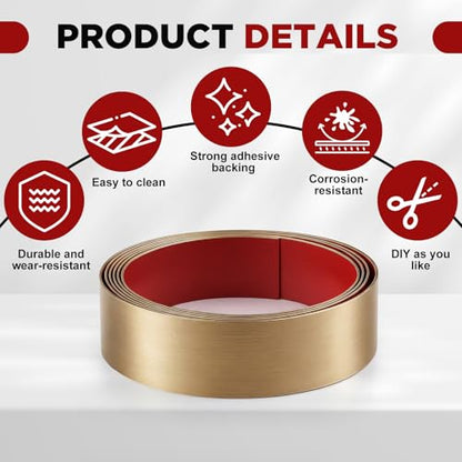 1 Pack 4 x 240 Inch Stainless Steel Kick Plate, Brushed Rose Gold - color: Rose Gold, size: 4 x 240 Inch