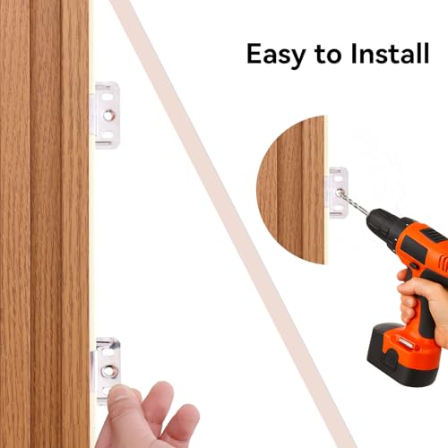 Slat Wall Panel 8-Pack, 108’’x6.1’’, Oak - size: 108’’x6.1’’-Oak