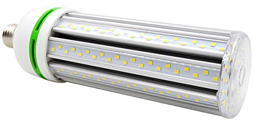 KLED LED Corn Light Bulb, Super Bright, 40W (400 Watt Halogen/150 Watt CFL Equivalent), 4500 Lumen, Cool White, Medium Base E26, CRI 85+, for Garage Warehouse High Bay Barn Backyard (Cool White)