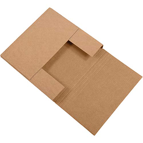 Aviditi Brown/Kraft Corrugated Cardboard Easy-Fold Mailer Box, 24" L x 24" W x 2" H, Pack of 20, Crush-Proof, for Shipping and Mailing UPS, USPS and FedEx