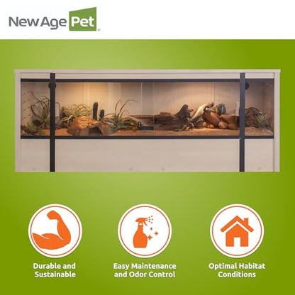 New Age Pet® ECOFLEX® 60" Mojave Reptile Enclosure, X-Large, Maple - color: Tan, size: Extra Large
