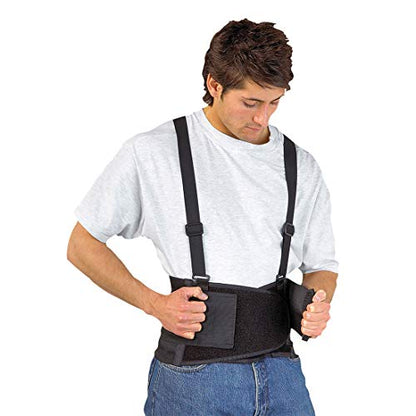 Portwest Support Belt Safety Heavy Work Lifting Protection Back Waist Strap Brace, X Large - size: X Large