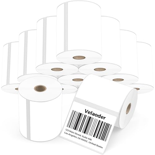 12 Rolls 4"x3" Direct Thermal Label for Shipping Address Barcode Mailing - size: 4" x 3"