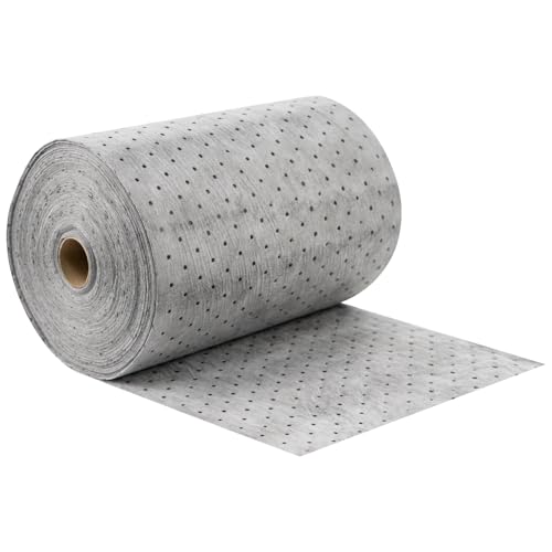 Oil Absorbent Mat Roll, 3 oz Oil Absorbent Pads 15" x 150' 1 Roll - color: Gray-1 Roll, size: 15" W x 150' L, 3 OZ