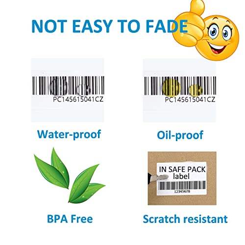 4000 PCS Thermal Shipping Labels 4x6, White Perforated & Smudge-Proof Direct Thermal Labels (250 Labels/Roll), Compatible with Zebra, Rollo, Jadens, Nelko (16 Rolls)