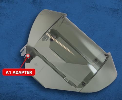 Oberon Arc Flash Face Shield - 12 Cal - Hard Cap and Adapter Options - TCG Series - size: 1 Count (Pack of 1), style: A1 Adapters