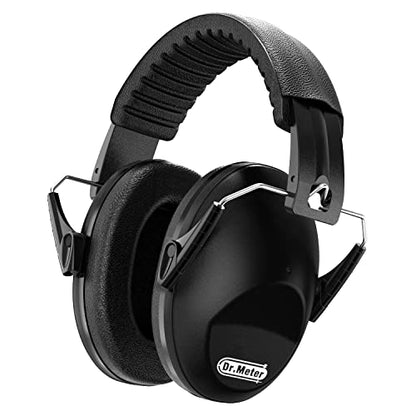 Dr.meter Noise Cancelling Headphones for Kids, EM100 Protective Ear Muffs - color: Black