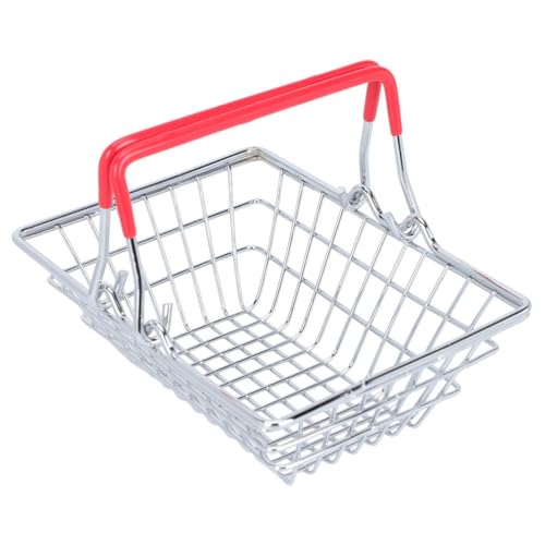 BESTOYARD Mini Shopping Basket with Handles - Compact Portable