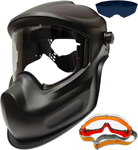 PHOENISING THE FORCE Anti-Fog Face Shield Grinding Work Tinted Lens Mask