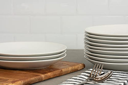 10 Strawberry Street 7.5" Catering Coupe Salad/Dessert Plate, Set of 12,White - size: 7.5" Salad Plate, style: Coupe