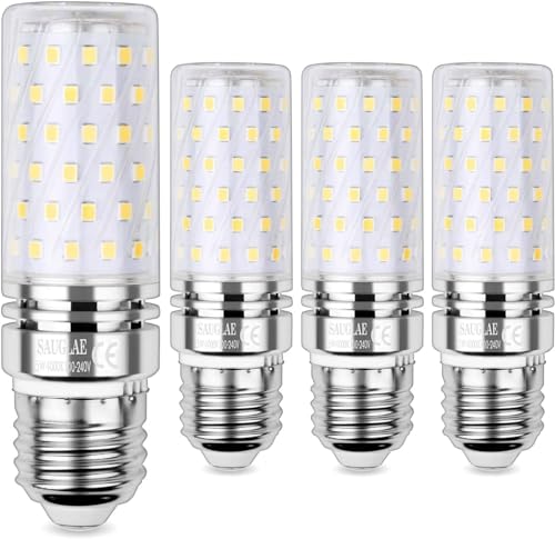 15W LED Bulbs, 120W Incandescent Bulbs Equivalent, 1500Lm, 4000K Natural White, E26 Large Edison Screw, Pack of 4 - color: Natural White 4000k, size: E26-Pack of 4