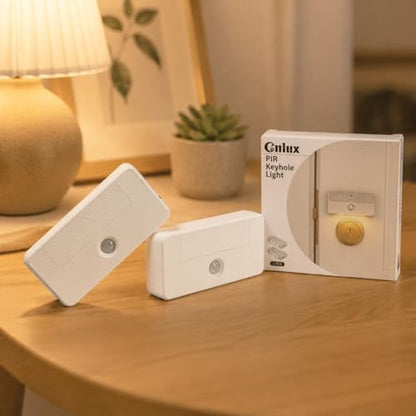 Keyhole Light 2 Pack, Wireless Motion Sensor Door Light with PIR
