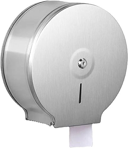 2Pcs Commercial Jumbo Toilet Paper Dispenser, 9in/22.9cm Roll - color: 2pcs Silver