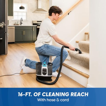 Vacmaster 30 Series Mini Portable Carpet & Upholstery Spot Cleaner Machine - color: Denim