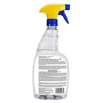Zep Antibacterial Disinfectant Spray With Lemon - 32 Fl Oz (Case Of 12) ZUBAC32 - Disinfects, Cleans and Deodorizes Most Surfaces EPA Approved