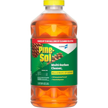 CloroxPro Pine-Sol Multi-Surface Cleaner, Original Pine, 80 fl. oz. - size: 80 Fl Oz (Pack of 1)