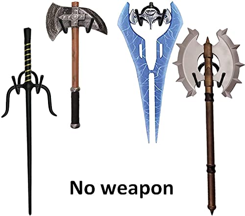 Universal Adjustable Sword, Wall Hook Storage Organizers Rack Display Hanger Wall Mount Stand Collection Holder for Sword,Dagger,Axe,Keyblade,etc — Vertical/Horizontal Display -（2 pack）