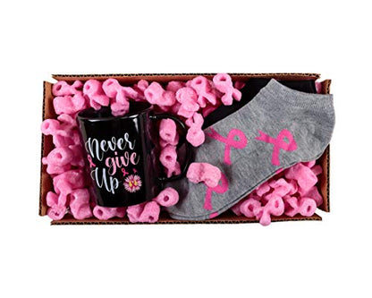 Bubblefast! Brand FunPak Plant Based Biodegradable Packing Peanuts, 1.5 cu ft Bag, Compostable (Pink Ribbons) - color: Pink Ribbons