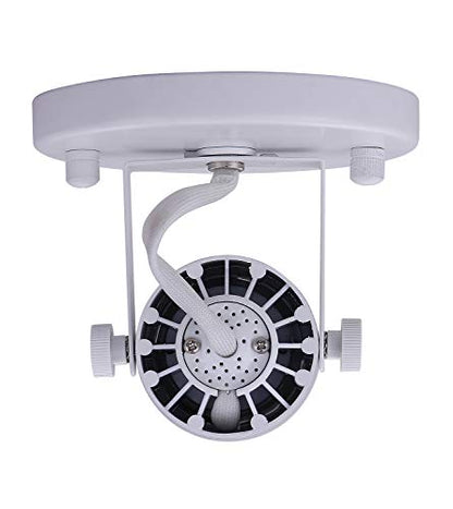 CLOUDY BAY LED Flush Mount Ceiling Spot Light,CRI90+ 8W 600lm 3000K Warm White Dimmable,Adjustable Tilt Angle Ceiling Light Fixture,White Finish - color: White | 3000K