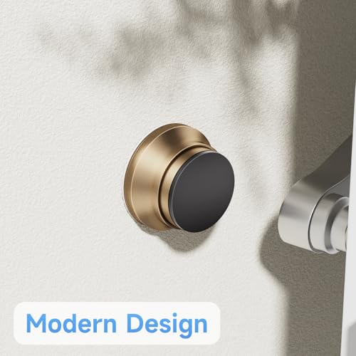 Door Stoppers for Wall, 1.65 in Door Knob Wall Protector, Bronze - color: Bronze